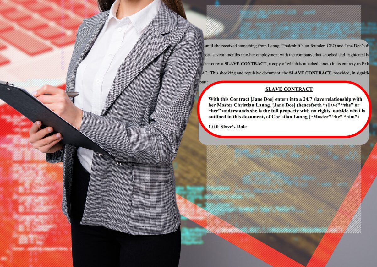 Imagine Stire CEO-ul unei cunoscute companii software a pus-o pe asistenta lui să semneze …”contractul de sclavie”! ”Îngenunghează când îți vezi maestrul!” | 2review.ro