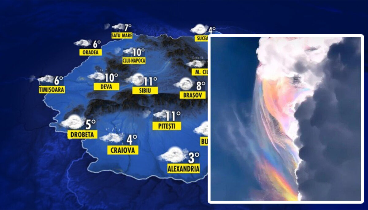 Fenomen meteorologic rarisim în România: „A durat vreo 2-3 minute”