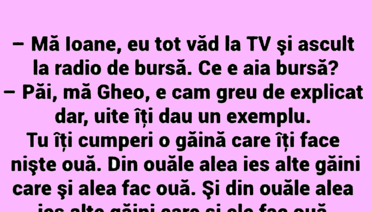 Imagine Stire BANC | Ion, Gheorghe și bursa de valori | 2review.ro
