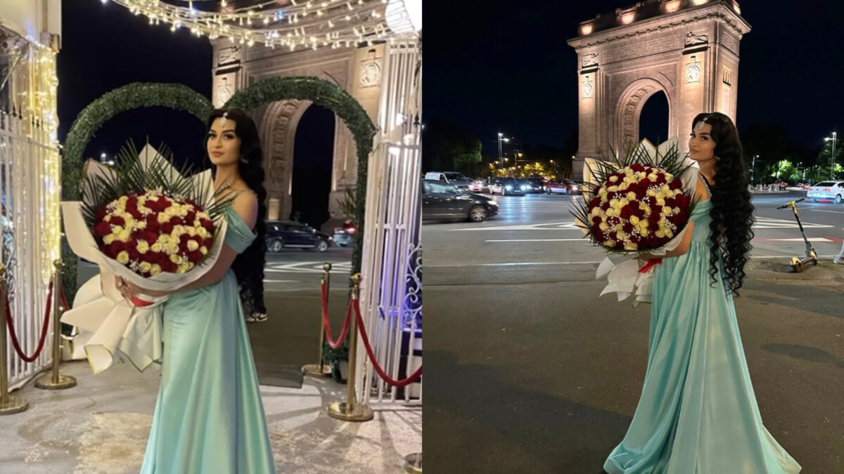 Imagine Stire Prințesa țiganilor din Grajduri a împlinit 18 ani! Anabela și-a sărbătorit majoratul la un restaurant de lux din Capitală, lângă Arcul de Triumf | 2review.ro