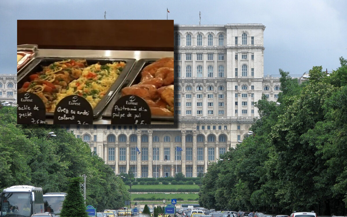 Cât costă o porție de ciorbă de perișoare sau un „meniu economic” la cantina din Palatul Parlamentului. Ospăț „ca la mama acasă” pentru bugetari