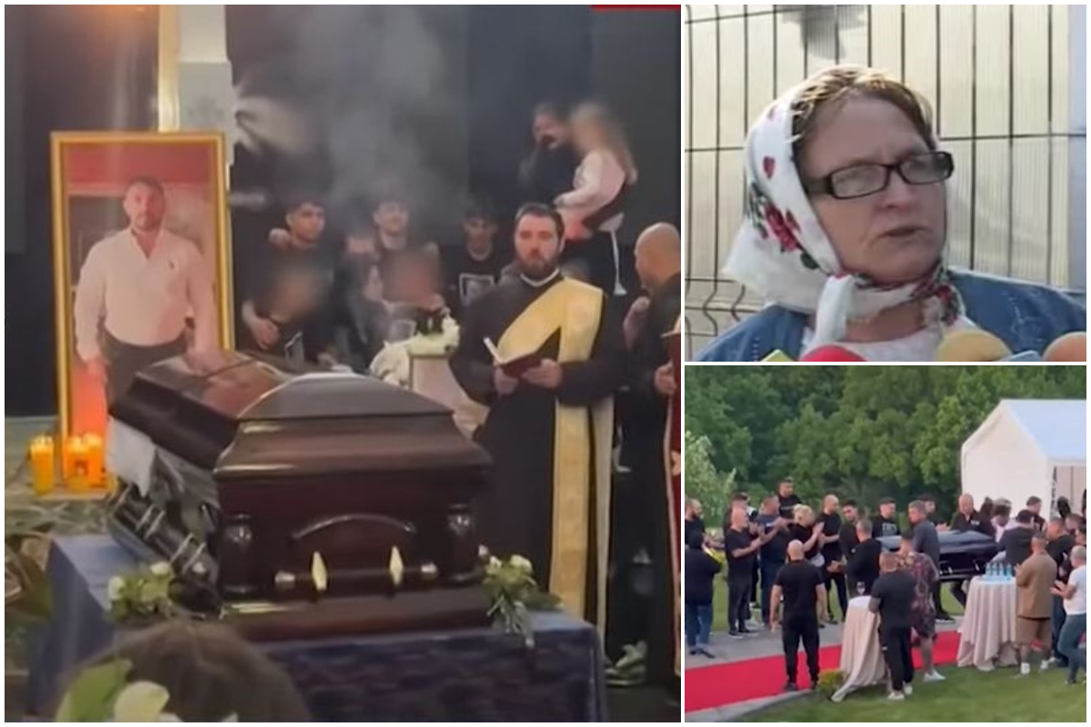 Mama lui Costel Corduneanu s-a prăbușit de durere când a văzut sicriul cu trupul neînsuflețit al fiului său. Ți se rupe sufletul!