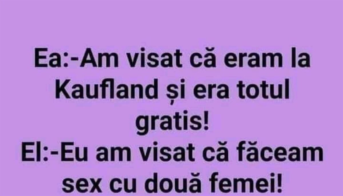 Imagine Stire Bancul de marți | „Am visat că eram la Kaufland” | 2review.ro