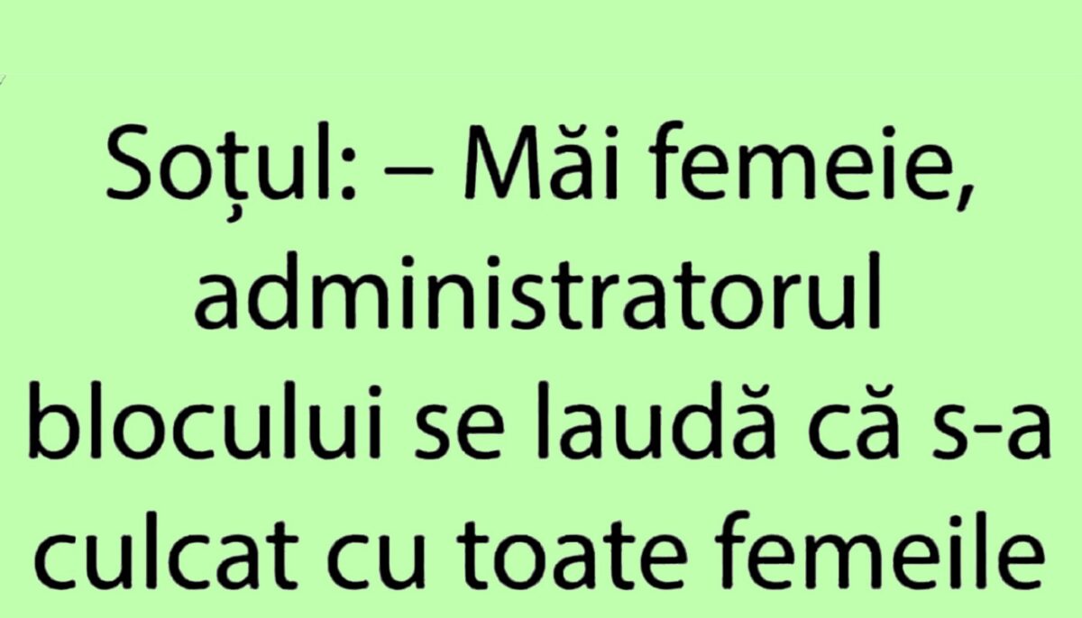 Imagine Stire BANC | „Administratorul se laudă că s-a culcat cu toate femeile din bloc” | 2review.ro