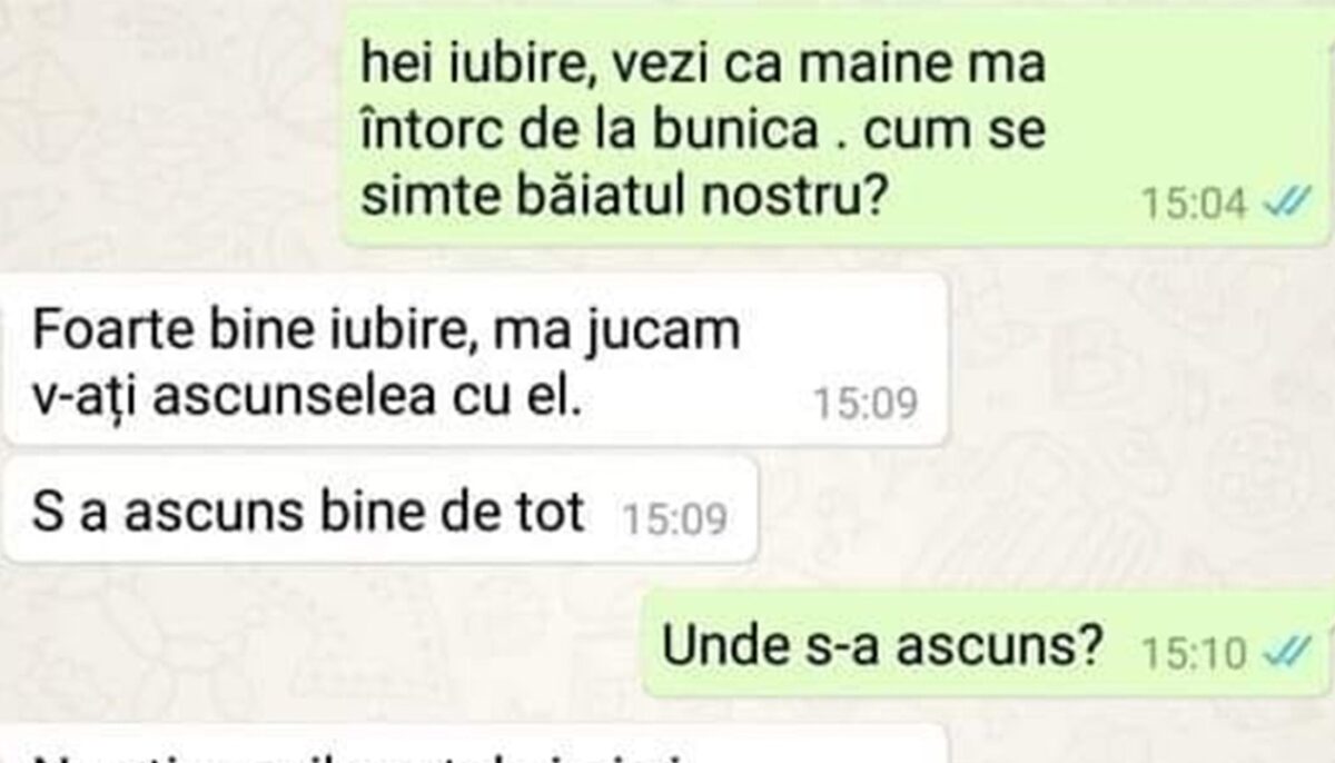 Imagine Stire Bancul de weekend | „Iubire, vezi că mâine mă întorc de la bunica” | 2review.ro