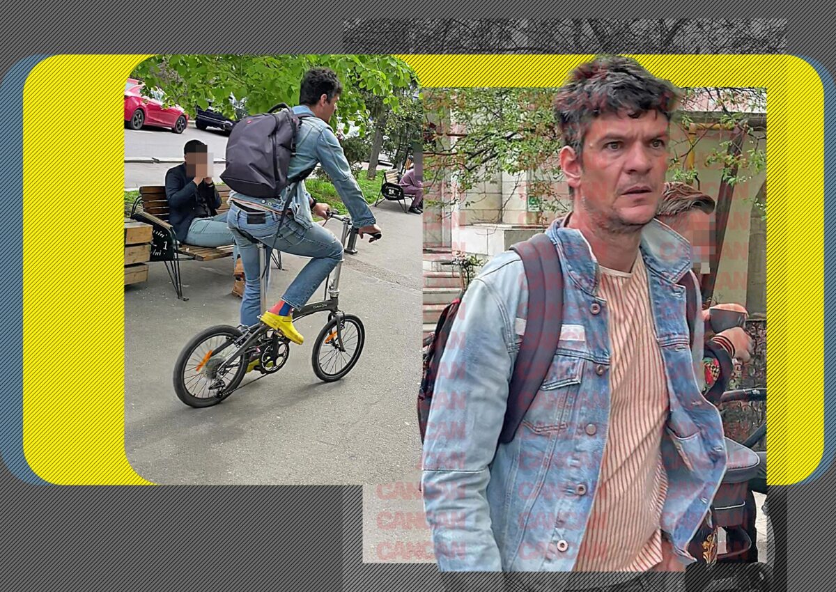 Imagine Stire Atenție, vamaiot în Capitală! Tudor Chirilă, cum nu l-ai mai văzut… Cu șlapi crocși și pe biclă! | 2review.ro