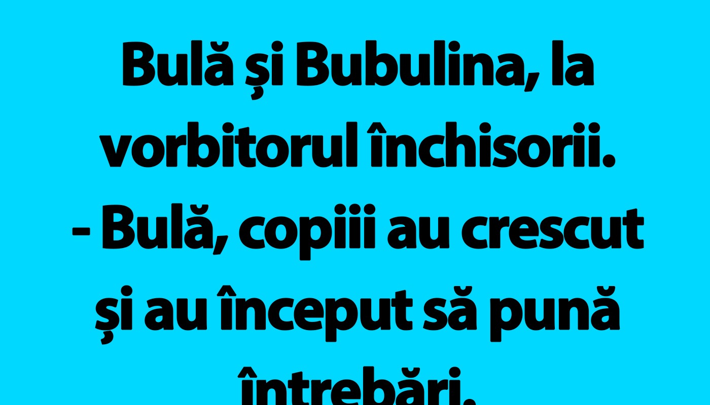 Bulă și Bubulina, la vorbitor Bulă și Bubulina, la vorbitor