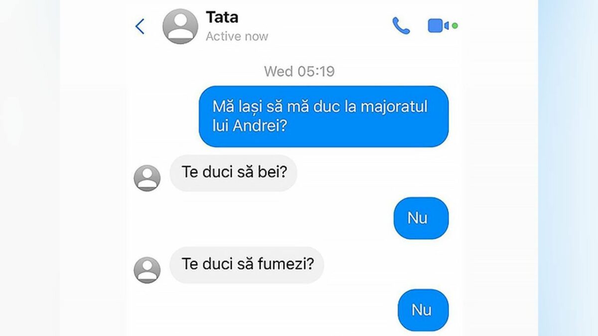 Imagine Stire BANCUL ZILEI | ”Tată, mă lași să mă duc la majoratul lui Andrei?” | 2review.ro