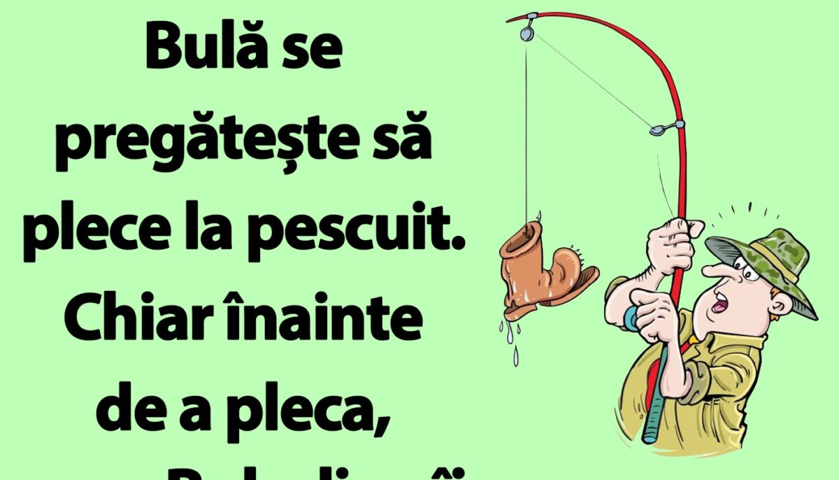 Imagine Stire BANC | Bulă se duce la pescuit | 2review.ro