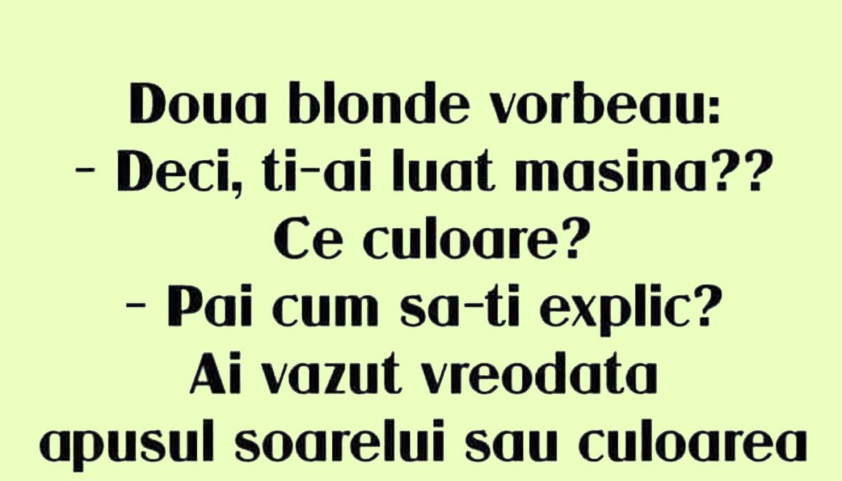 Imagine Stire BANC | Blondele și mașina cea nouă | 2review.ro