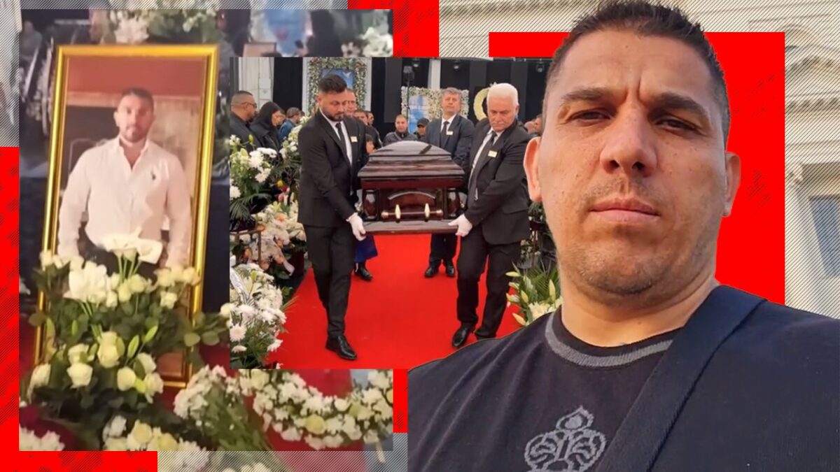Adrian ”Beleaua” Corduneanu, primele declarații după ce și-a înmormântat fratele. Vizibil afectat, interlopul a ținut să transmită un mesaj. VIDEO