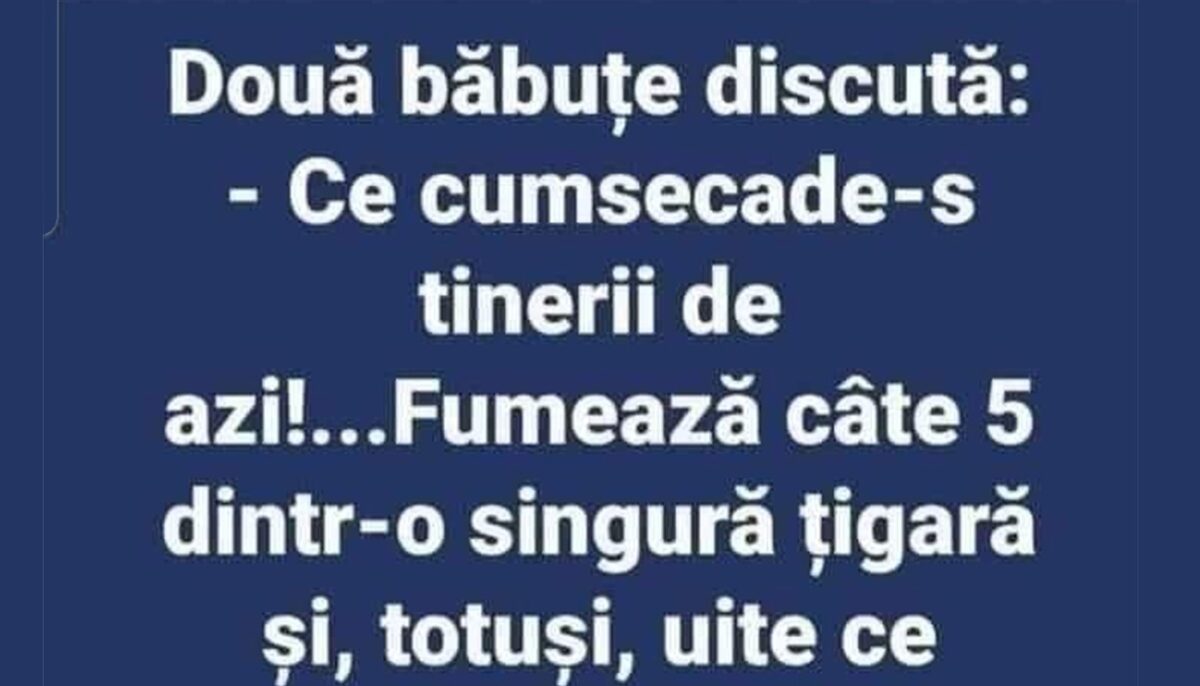 Imagine Stire Bancul de weekend | Două băbuțe discută | 2review.ro
