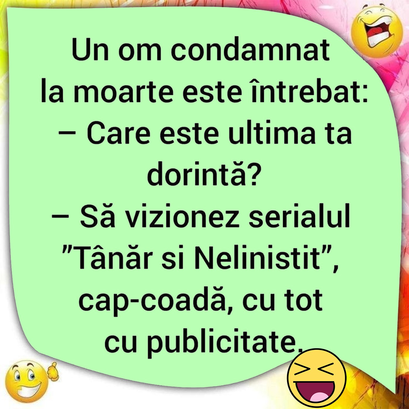 banc ultima dorinta complet