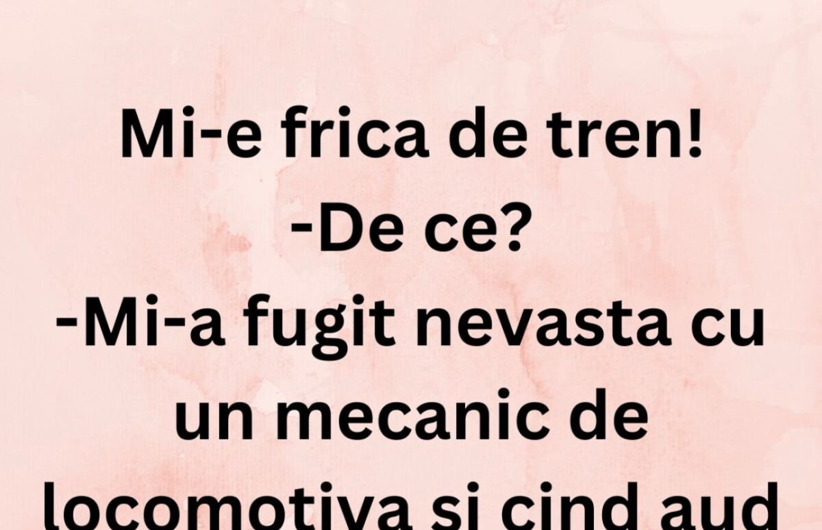 Imagine Stire BANC | „Mi-a fugit nevasta cu un mecanic de locomotivă” | 2review.ro