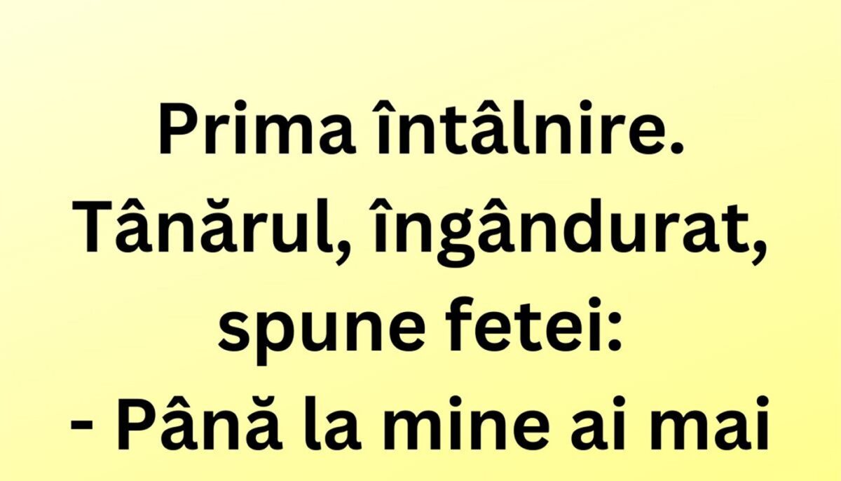 Imagine Stire BANCUL ZILEI | Prima întâlnire | 2review.ro