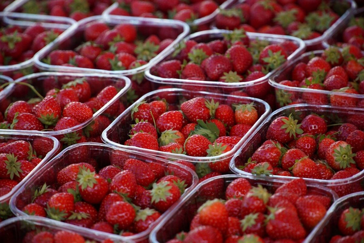 Cât costă un kilogram de căpșuni românești. Fructele verii au ajuns deja în piețe