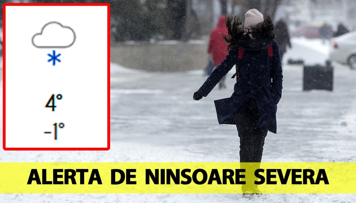 Meteorologii Accuweather, alertă de ninsoare severă în România. Unde vin ninsorile