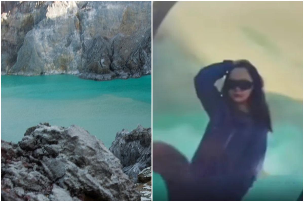 A vrut să îşi facă cel mai tare selfie, dar a murit pe loc! Femeia de 31 de ani a alunecat într-un crater de 75 m