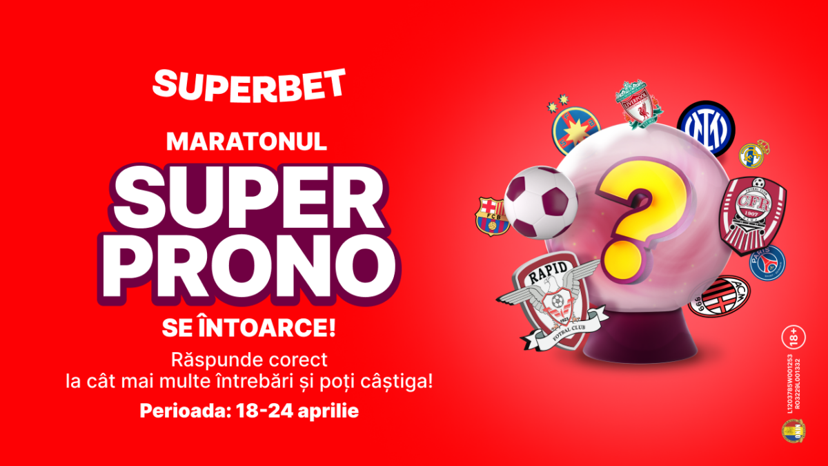 Maraton SuperProno: testează-ți gratuit inspirația și intră în cursa pentru premii!