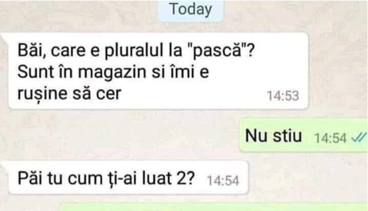 Imagine Stire Bancul de Paște | Care este, de fapt, plurarul la „pască” | 2review.ro