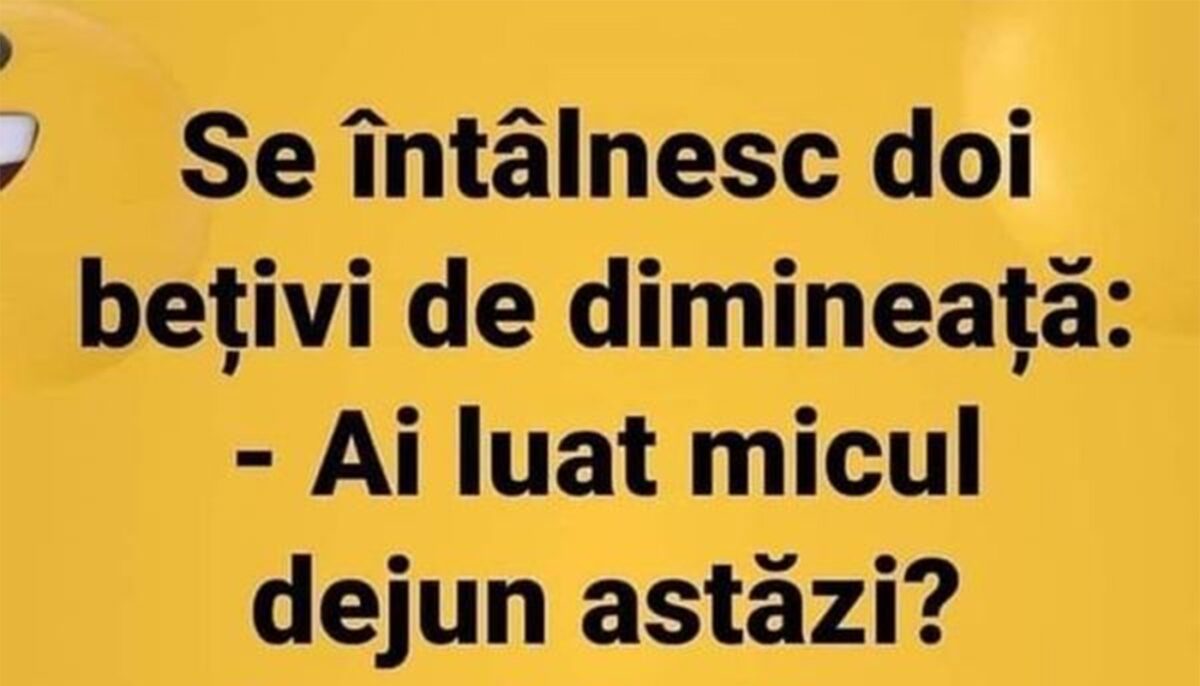 Imagine Stire BANCUL ZILEI | Ce fac bețivii dimineața | 2review.ro