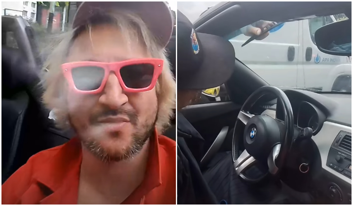 Imagine Stire Alex Dobrescu s-a dat din nou în spectacol și s-a făcut de râs în trafic! Filmarea s-a viralizat rapid | 2review.ro