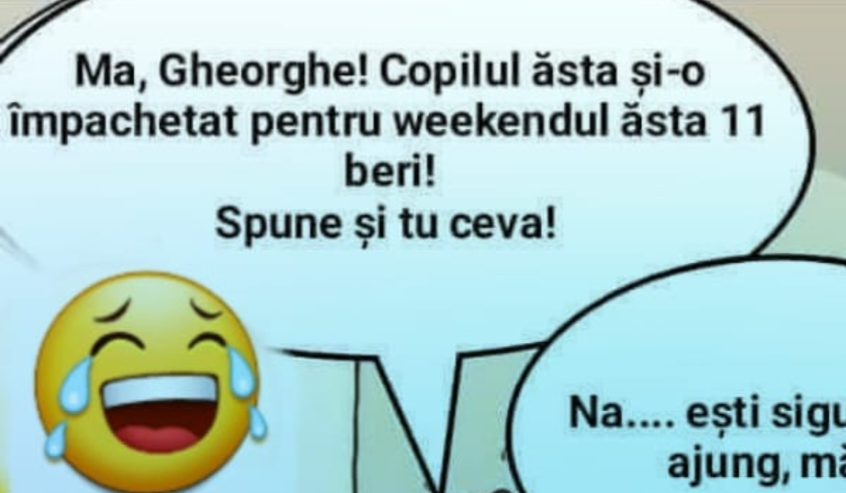 Imagine Stire BANC | „Copilul ăsta şi-o împachetat pentru weekend-ul ăsta 11 beri” | 2review.ro