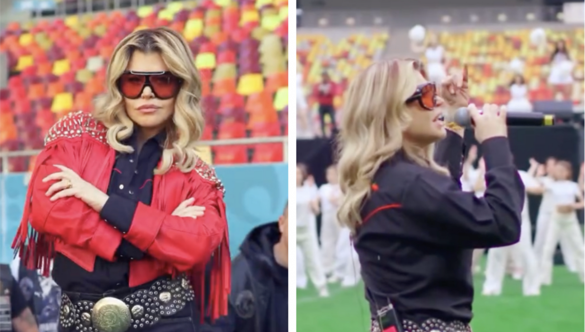 Imagine Stire Cum a apărut Loredana Groza pe Arena Naţională, în faţa lui Jose Mourinho. Ţinuta de infarct a artistei | 2review.ro