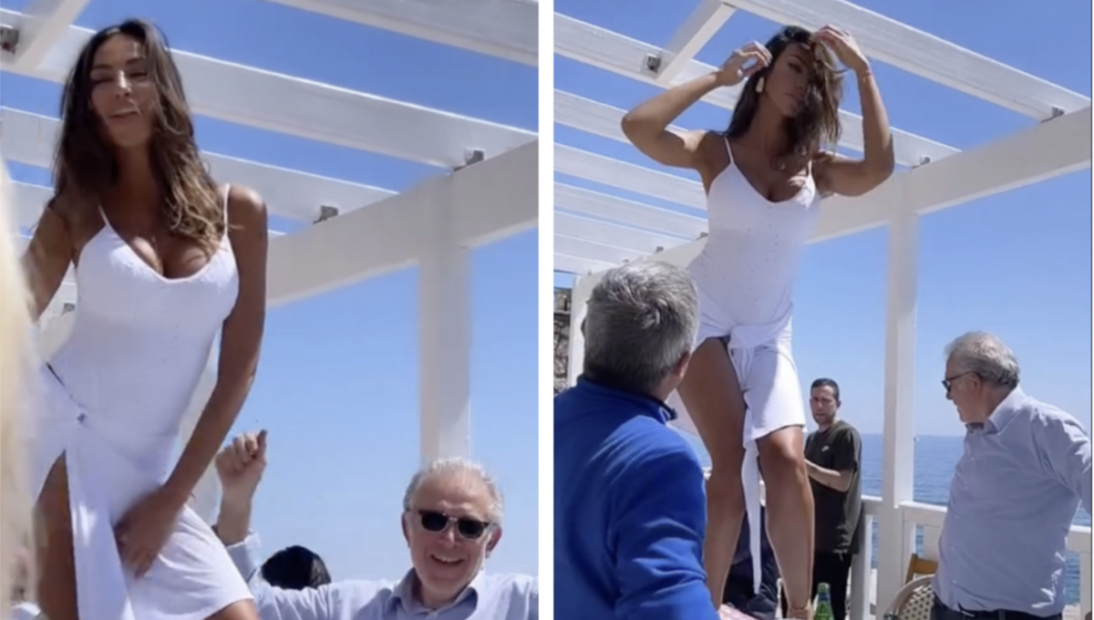 Imagine Stire Mădălina Ghenea a stârnit controverse cu ultima sa apariție! S-a urcat pe masă și ce a urmat i-a uimit pe internauți „E jenant ce faci” | 2review.ro