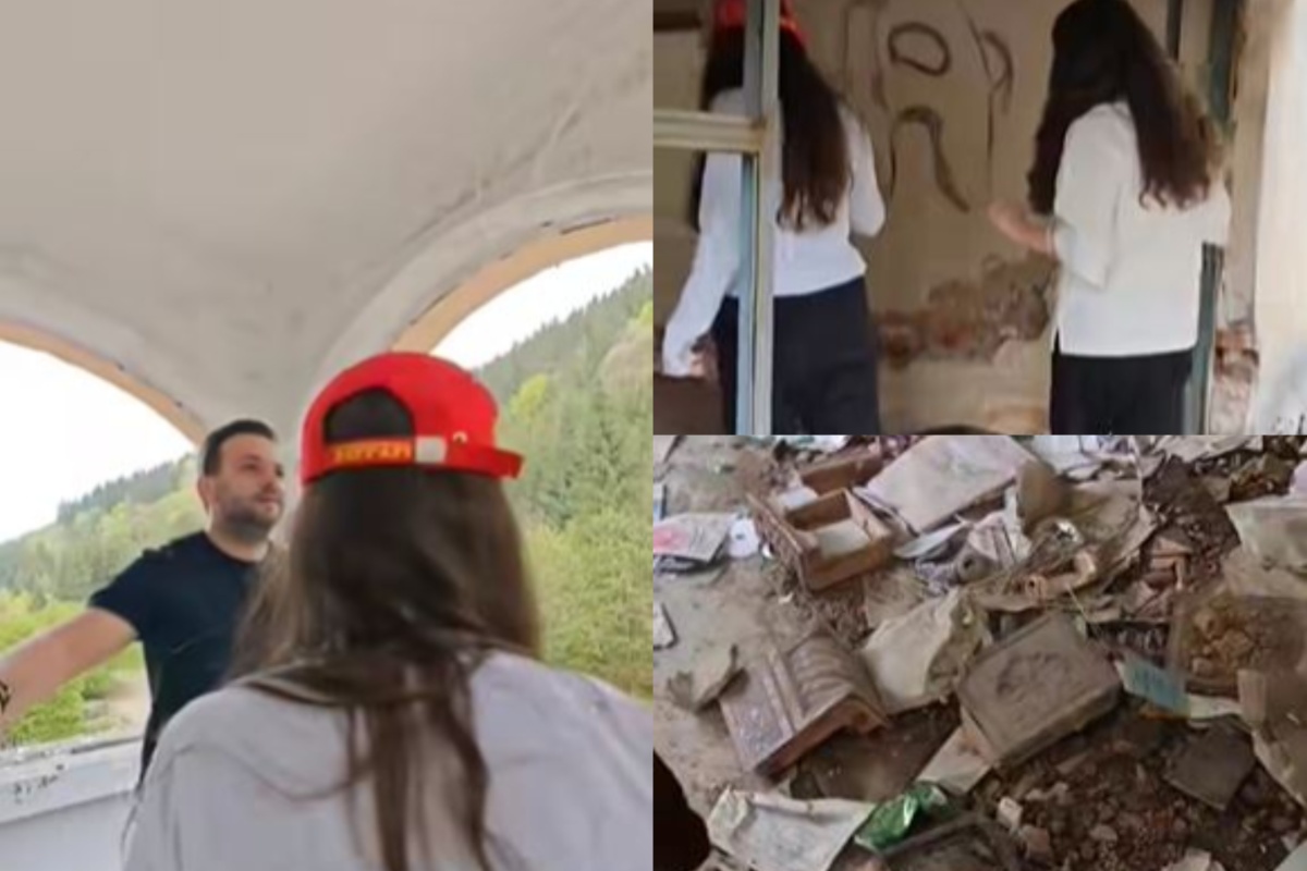 Ce au descoperit Mihai Morar și fiicele sale într-o casă abandonată din Maramureș. Omul de radio a filmat totul!