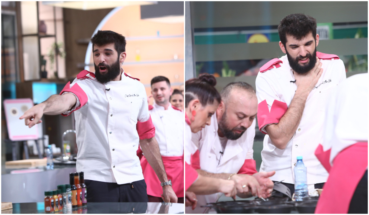 Imagine Stire S-au încins spiritele la Chefi la Cuțite! Richard Abou Zaki s-a înfuriat în văzul lumii, după gestul necugetat al lui Andrea: „Un păcat” | 2review.ro