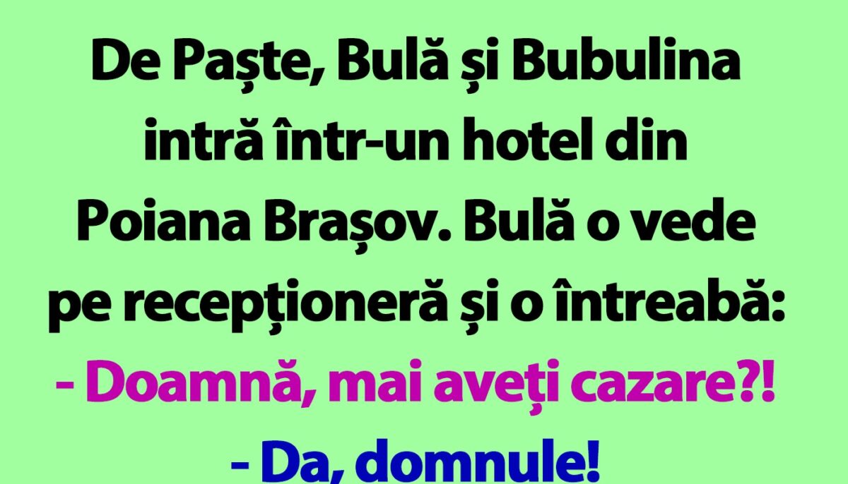 BANC | Bulă și Bubulina fac Paștele la Poiana Brașov