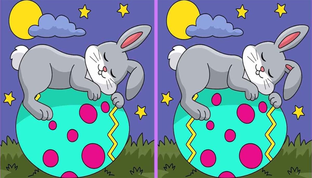 Test de inteligență | Câte diferențe sunt între aceste 2 poze de Paște? Doar un geniu le poate găsi pe toate, în 9 secunde