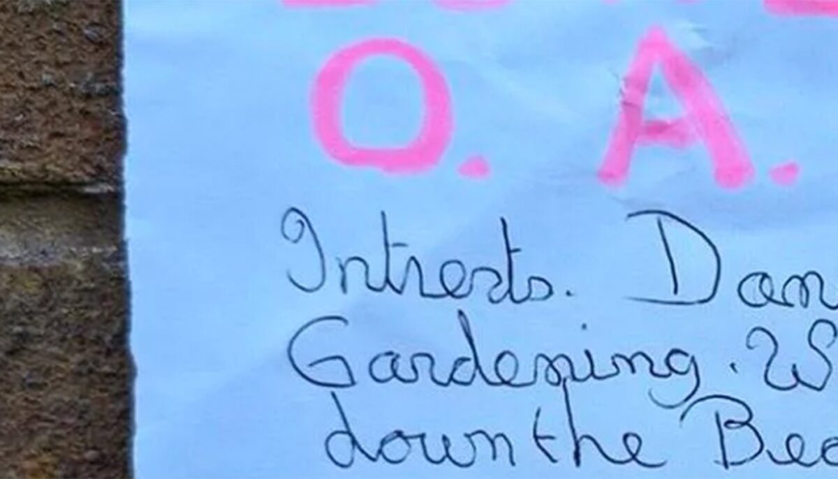 Imagine Stire Anunțul matrimonial scandalos lăsat de o pensionară: „Caut un domn slab, bine îmbrăcat și…” | 2review.ro
