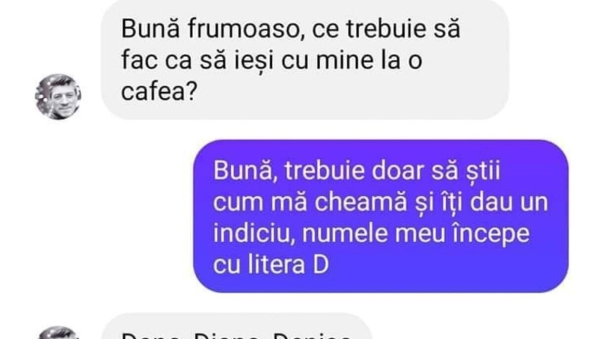 Imagine Stire Bancul de weekend | „Îți dau un indiciu: Numele meu începe cu litera D” | 2review.ro