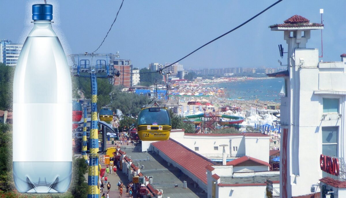 Cu cât se vinde o sticlă de apă plată în Mamaia, acum, în pre-sezon. E de 3 ori mai scumpă ca în București!