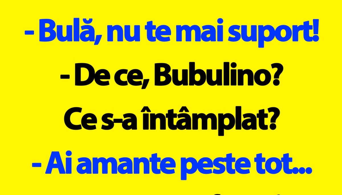 Imagine Stire BANC | „Bulă, nu te mai suport! Ai amante peste tot” | 2review.ro