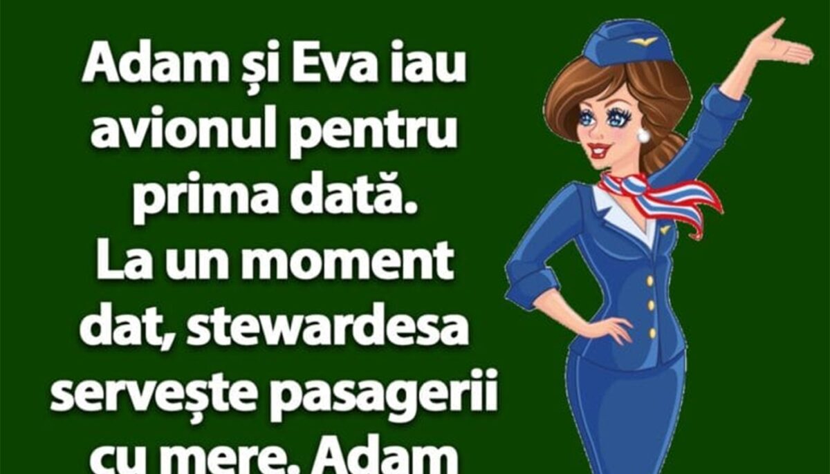 Imagine Stire BANC | Adam și Eva iau avionul pentru prima dată | 2review.ro