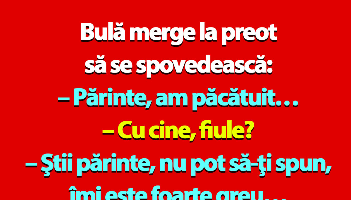Imagine Stire BANC | Bulă merge la preot să se spovedească | 2review.ro