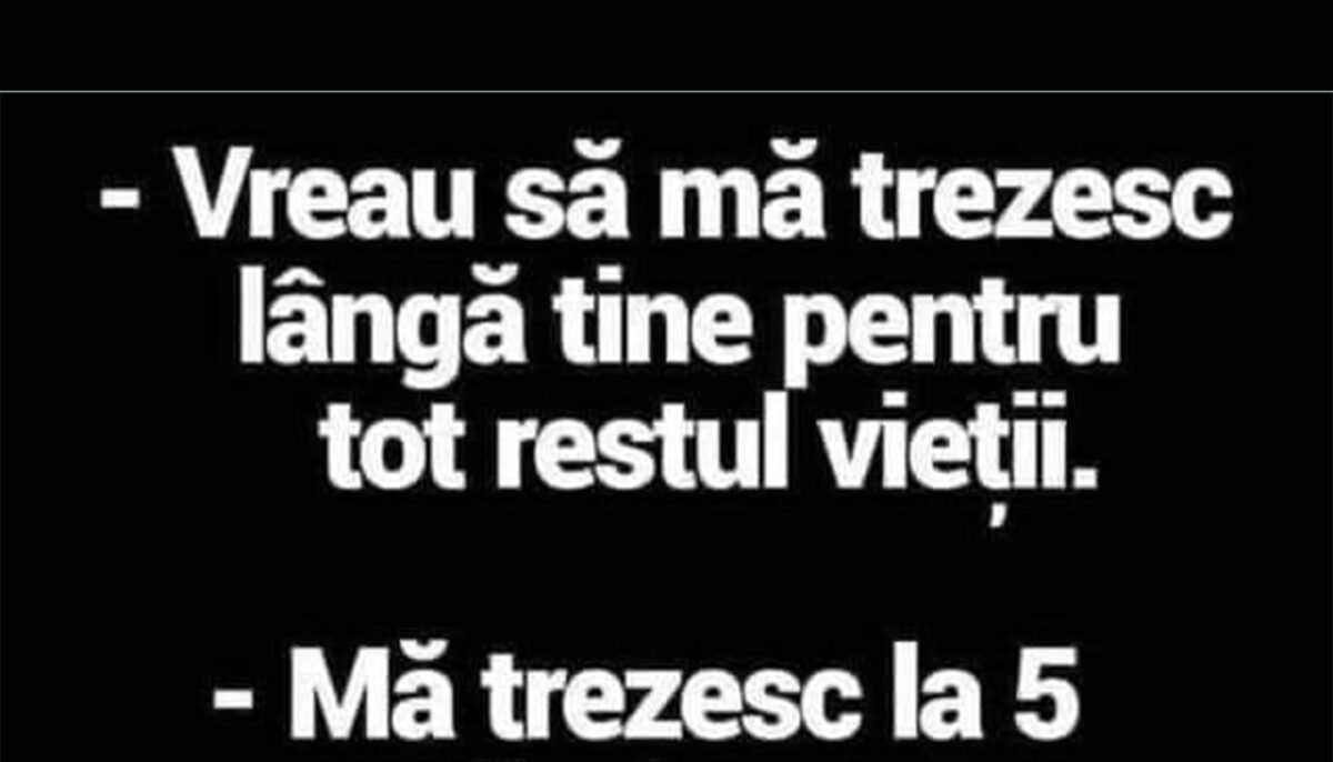 Imagine Stire BANCUL ZILEI | Romantismul și trezitul devreme | 2review.ro