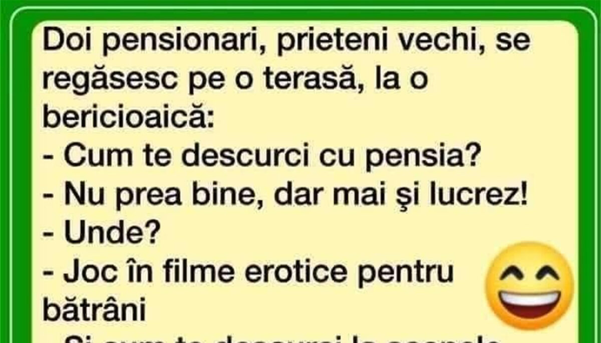 Imagine Stire BANC | Doi pensionari, prieteni vechi, se regăsesc pe o terasă | 2review.ro