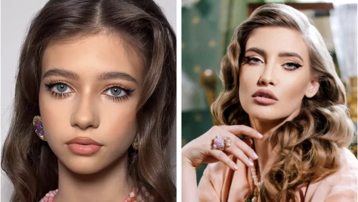 Imagine Stire Mikaela, fiica Iuliei şi Mihai Albu, de o frumuseţe rară. Cum s-a îmbrăcat tânăra la banchet | 2review.ro