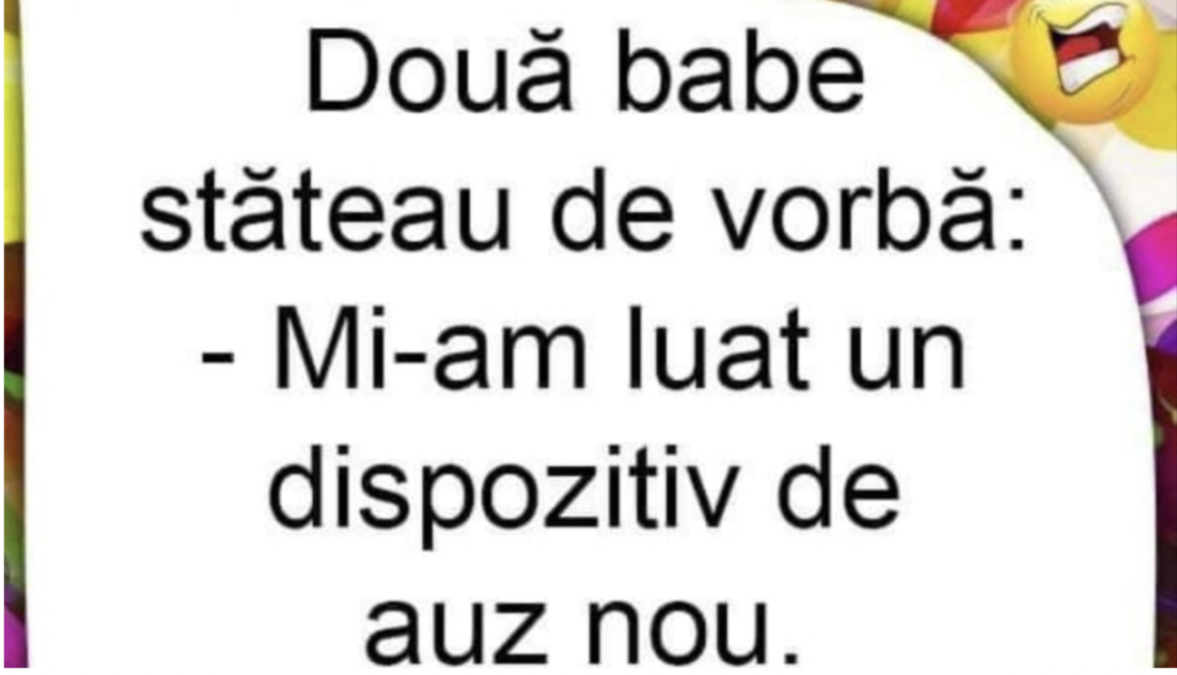 Bancul de marţi | „Două babe stăteau de vorbă: Mi-am luat un…” Bancul de marţi | „Două babe stăteau de vorbă: Mi-am luat un…”