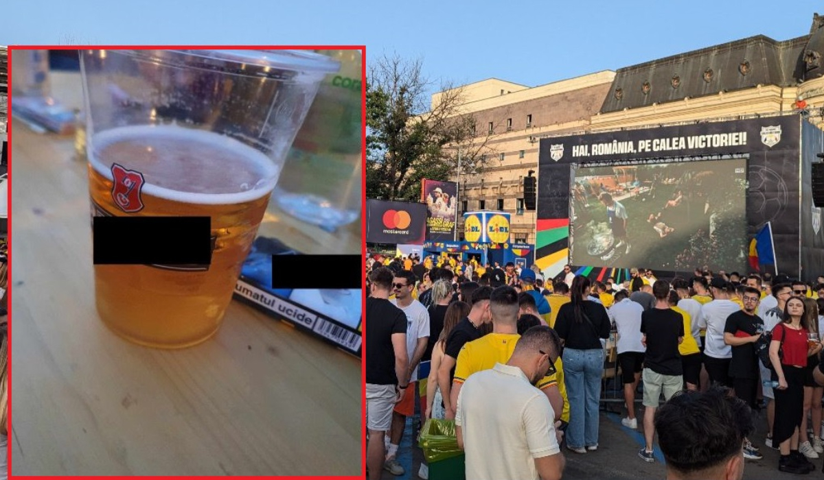 Câți lei costă o bere la Ateneu, unde suporterii s-au adunat să vadă meciul România-Belgia la EURO 2024