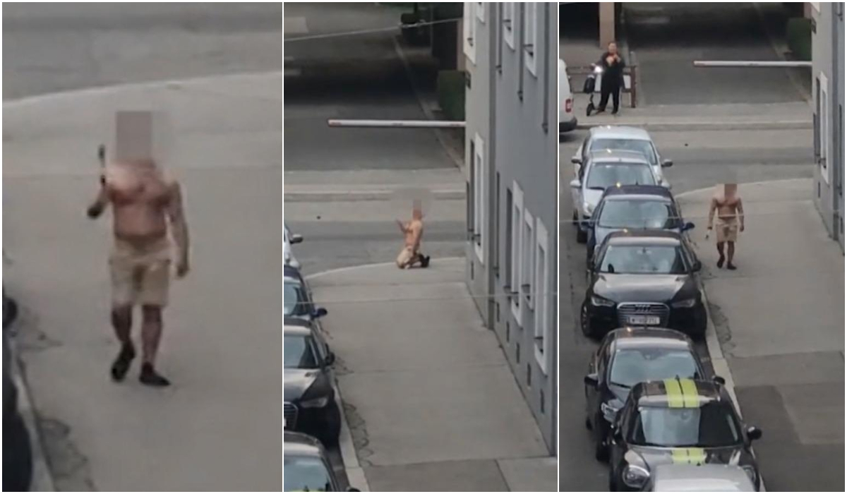 Cine este românul care a îngrozit Austria, după ce a ieșit cu toporul pe stradă! Bărbatul și-a omorât iubita