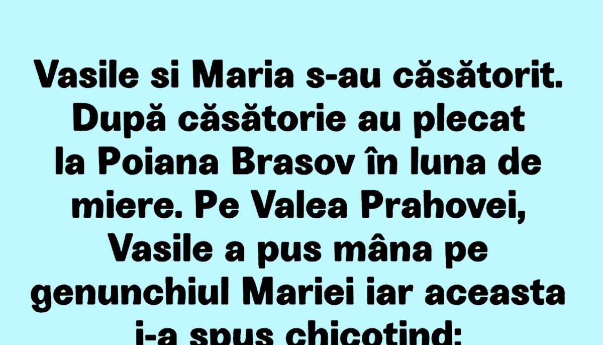 Imagine Stire BANC | Vasile și Maria pleacă spre Poiana Brașov pentru luna de miere | 2review.ro
