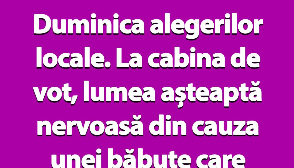Imagine Stire BANCUL ZILEI | Pensionara și alegerile locale | 2review.ro