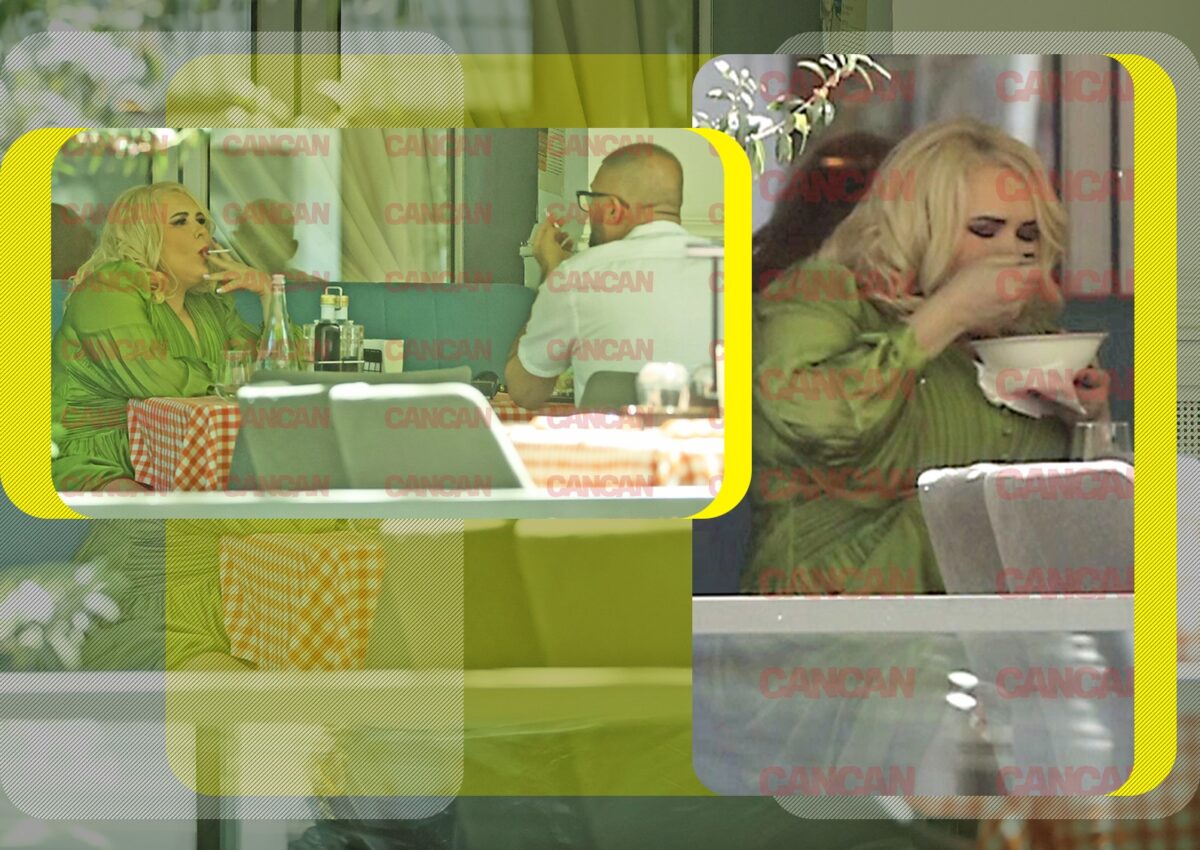 Imagine Stire Viorica a înfulecat-o, pe nerăsuflate! Clejanii au fumat țigara de după, la restaurant | 2review.ro