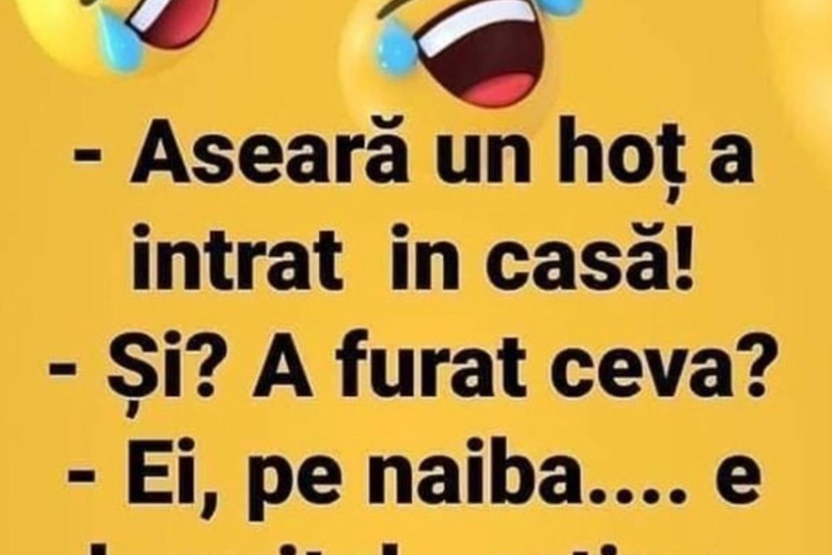 ”Aseară, un hoț a intrat în casă!” ”Aseară, un hoț a intrat în casă!”