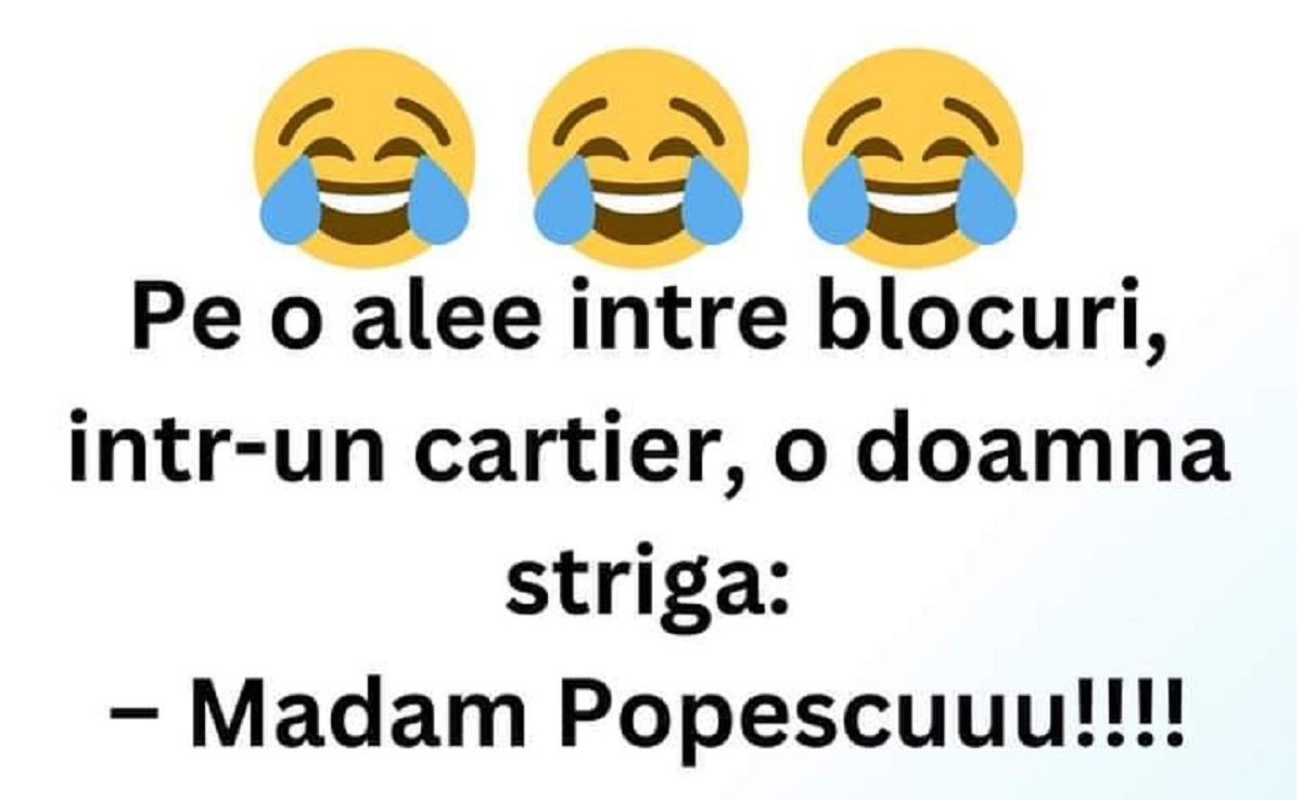 Imagine Stire BANC | „Pe o alee între blocuri, o doamnă strigă: Madam Popescuuu” | 2review.ro